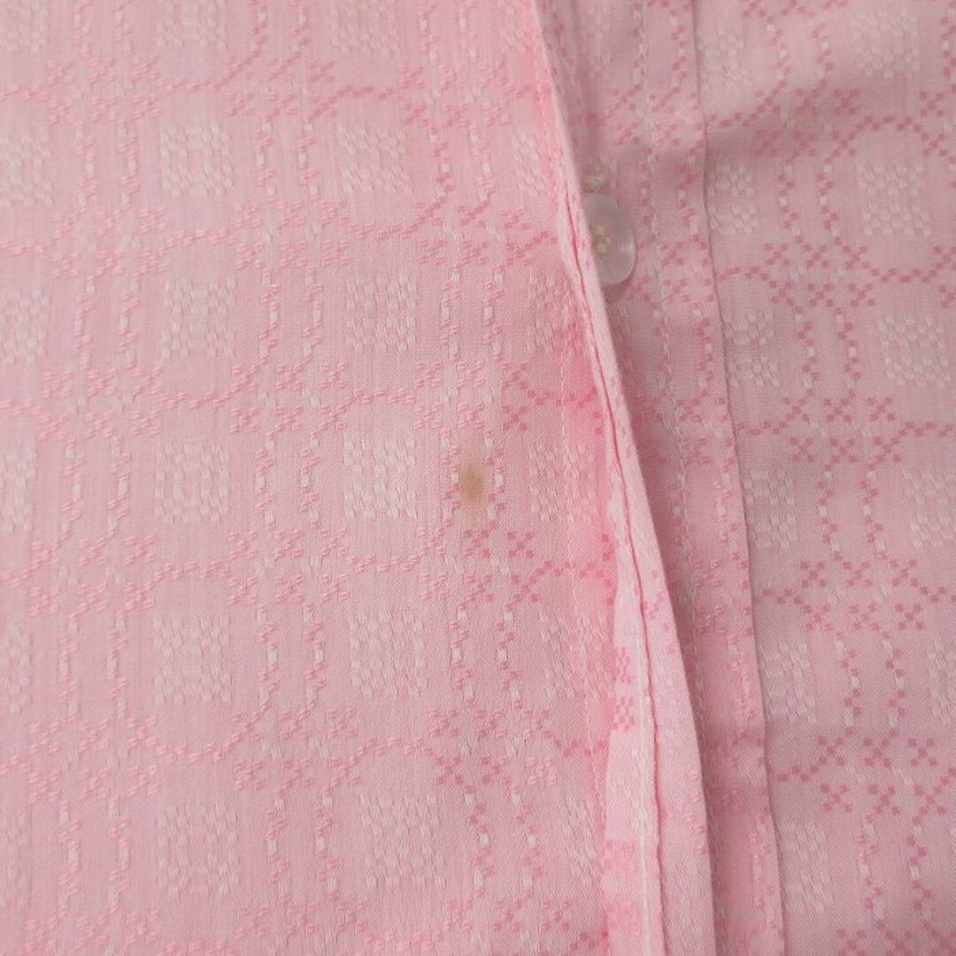 L★古着 シアーズ 長袖 シャツ メンズ 70年代 70s 総柄 ピンク他 24apr20 中古 トップス メンズのトップス(シャツ)の商品写真