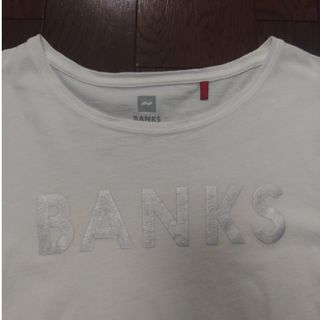 バンクスジャーナル(BANKS JOURNAL)のBANKS BARNEYS NEW YORK Tシャツ　M　白　シルバー(Tシャツ/カットソー(半袖/袖なし))