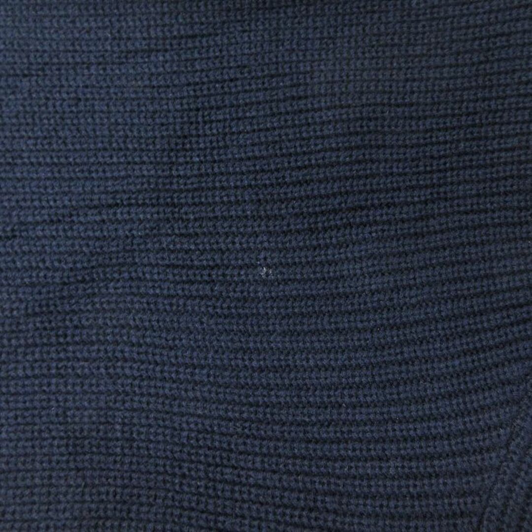 L.L.Bean(エルエルビーン)のXL★古着 エルエルビーン LLBEAN 長袖 セーター メンズ 80年代 80s 大きいサイズ コットン ヘンリーネック USA製 紺 ネイビー 24apr20 中古 ニット トップス メンズのトップス(ニット/セーター)の商品写真