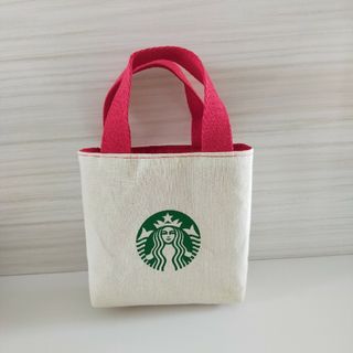 スターバックスコーヒー(Starbucks Coffee)のミニバッグ　ハンドメイド(バッグ)