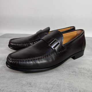 バリー(Bally)の【美品】バリー/BALLY 革靴　ローファー　ロゴ金具　COLBAR.O EEE(ブーツ)