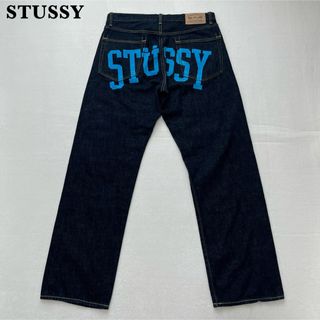 ステューシー(STUSSY)の【希少】濃い濃い STUSSY ROUGH AND RUGGED デニム W32(デニム/ジーンズ)