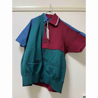 カラー(kolor)のkolor カラー 21SS ニットポロシャツ サイズ1(ポロシャツ)