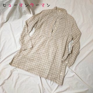 ヒューマンウーマン(HUMAN WOMAN)のhuman woman ヒューマンウーマン ブラウス シャツ チュニック(シャツ/ブラウス(長袖/七分))