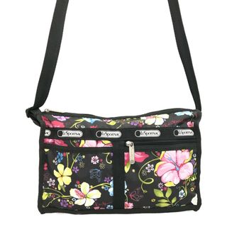 レスポートサック(LeSportsac)の美品 レスポートサック 花柄ショルダーバッグ 斜め掛け レディース(ショルダーバッグ)