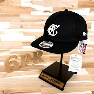 NEW ERA - レア【ニューエラ×キャリー】限定コラボ CALロゴ キャップ 黒ブラック×白