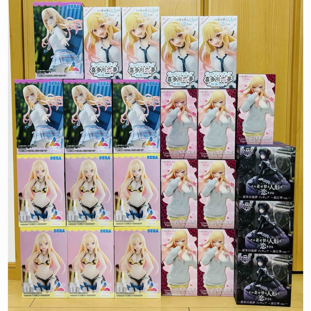 美少女プライズフィギュアまとめ売り 着せ恋 喜多川海夢 黒江雫 amp 美少女プライズフィギュアまとめ売り 着せ恋 喜多川海夢 黒江雫 amp