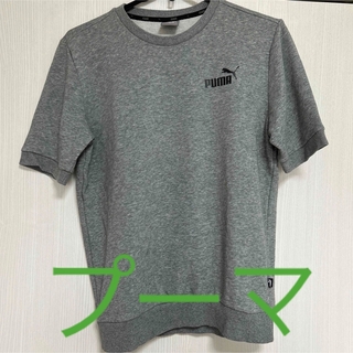 プーマ(PUMA)のプーマ　PUMA  スウェット　Tシャツ　グレー(Tシャツ/カットソー(半袖/袖なし))