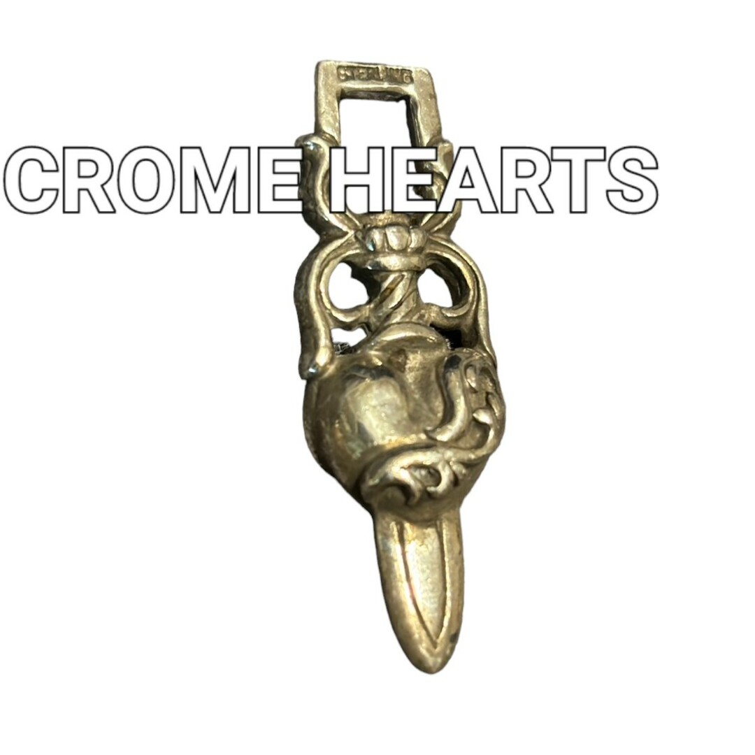 Chrome Hearts(クロムハーツ)のCHROME HEARTSクロムハーツネックレス ダガーハートペンダント メンズのアクセサリー(ネックレス)の商品写真