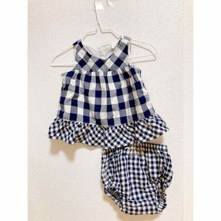 ベビーギャップ(babyGAP)のベビーギャップ　70センチ　セットアップ　チェック柄(その他)