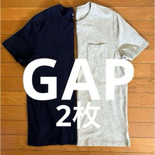 ギャップ(GAP)のGAP胸ポケット付きTシャツ2枚まとめ売り(Tシャツ/カットソー(半袖/袖なし))