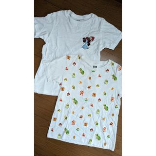 ユニクロ(UNIQLO)のマリオ　半袖　Tシャツ　ユニクロ　UT 2枚セット　130(Tシャツ/カットソー)