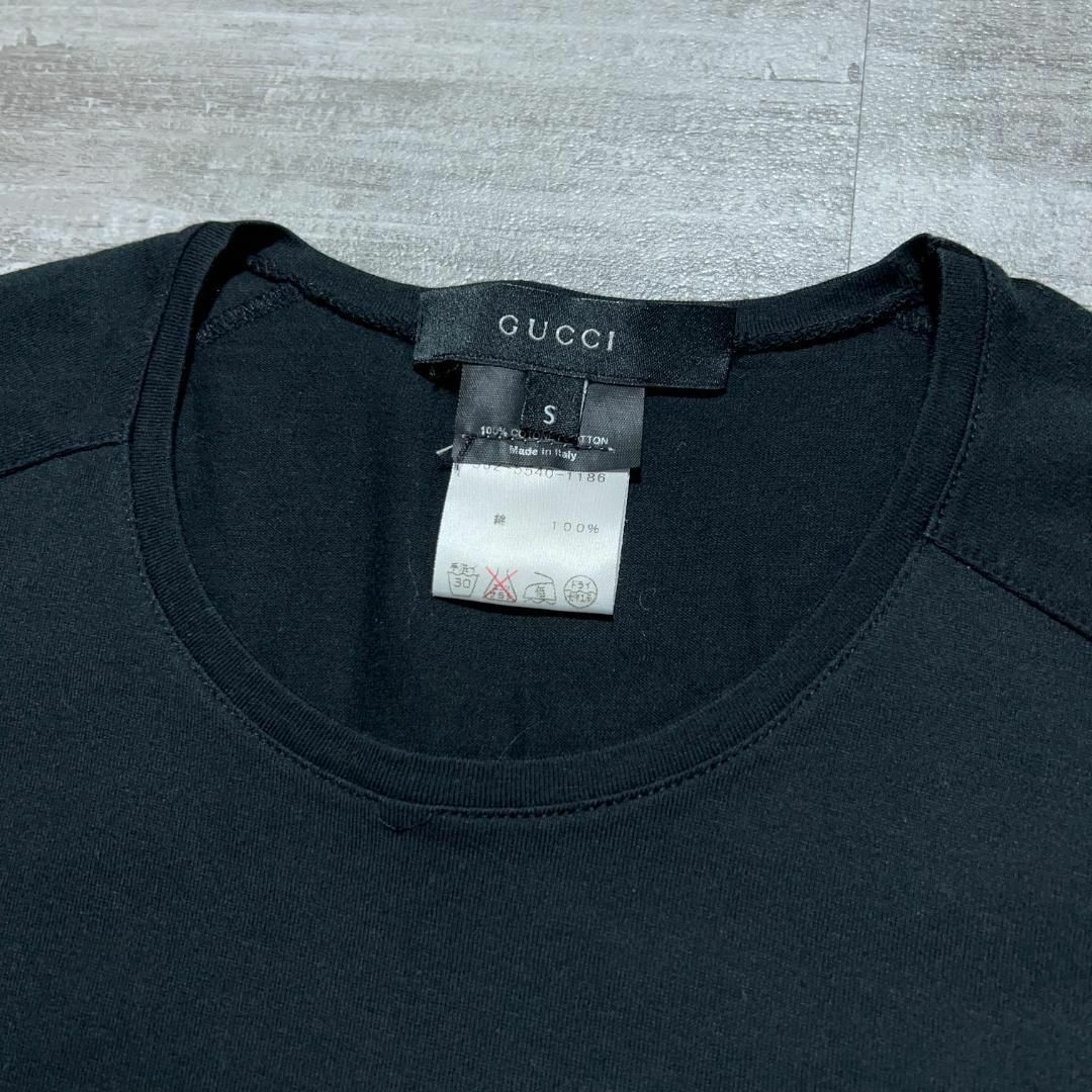 Gucci(グッチ)の美品 GUCCI グッチ シェリーライン 長袖Tシャツ ドローコード ロンT S メンズのトップス(Tシャツ/カットソー(七分/長袖))の商品写真