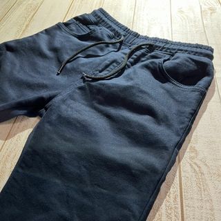 ZARA - 【ZARA MAN】ザラ マン スウェットアンクルパンツ ストレッチ ネイビー