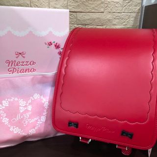 メゾピアノ(mezzo piano)の新品未使用タグ付き　メゾピアノ　ランドセル　ルージュレッド　赤　高島屋購入(ランドセル)