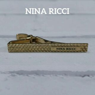 ニナリッチ(NINA RICCI)の【匿名配送】ニナリッチ タイピン ゴールド ロゴ シンプル 2(ネクタイピン)