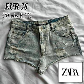 ザラ(ZARA)のZARA ザラ クラッシュ ショートパンツ レディース M(ショートパンツ)