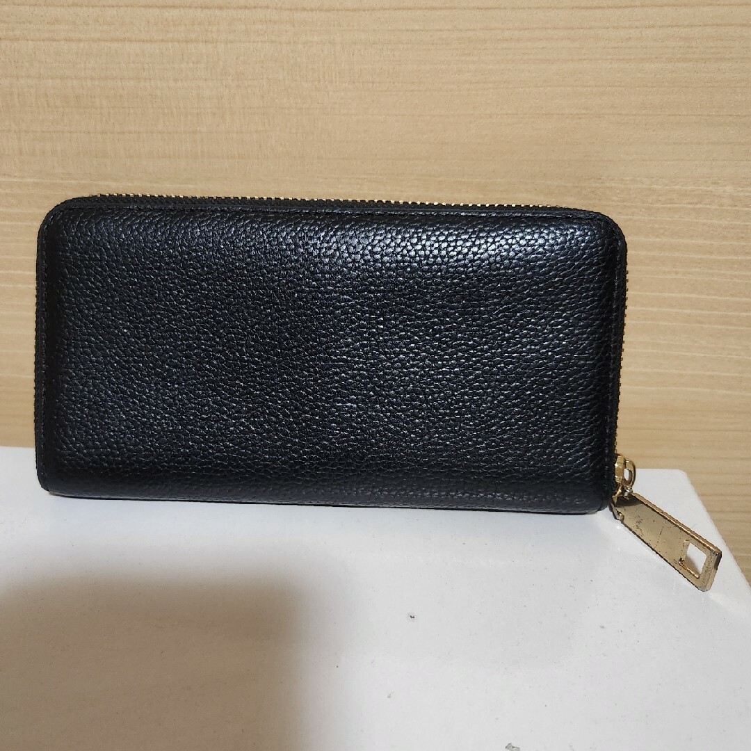 MARC JACOBS(マークジェイコブス)のMARC JACOBS●長財布　ブラック　レザー●マークジェイコブス レディースのファッション小物(ポーチ)の商品写真