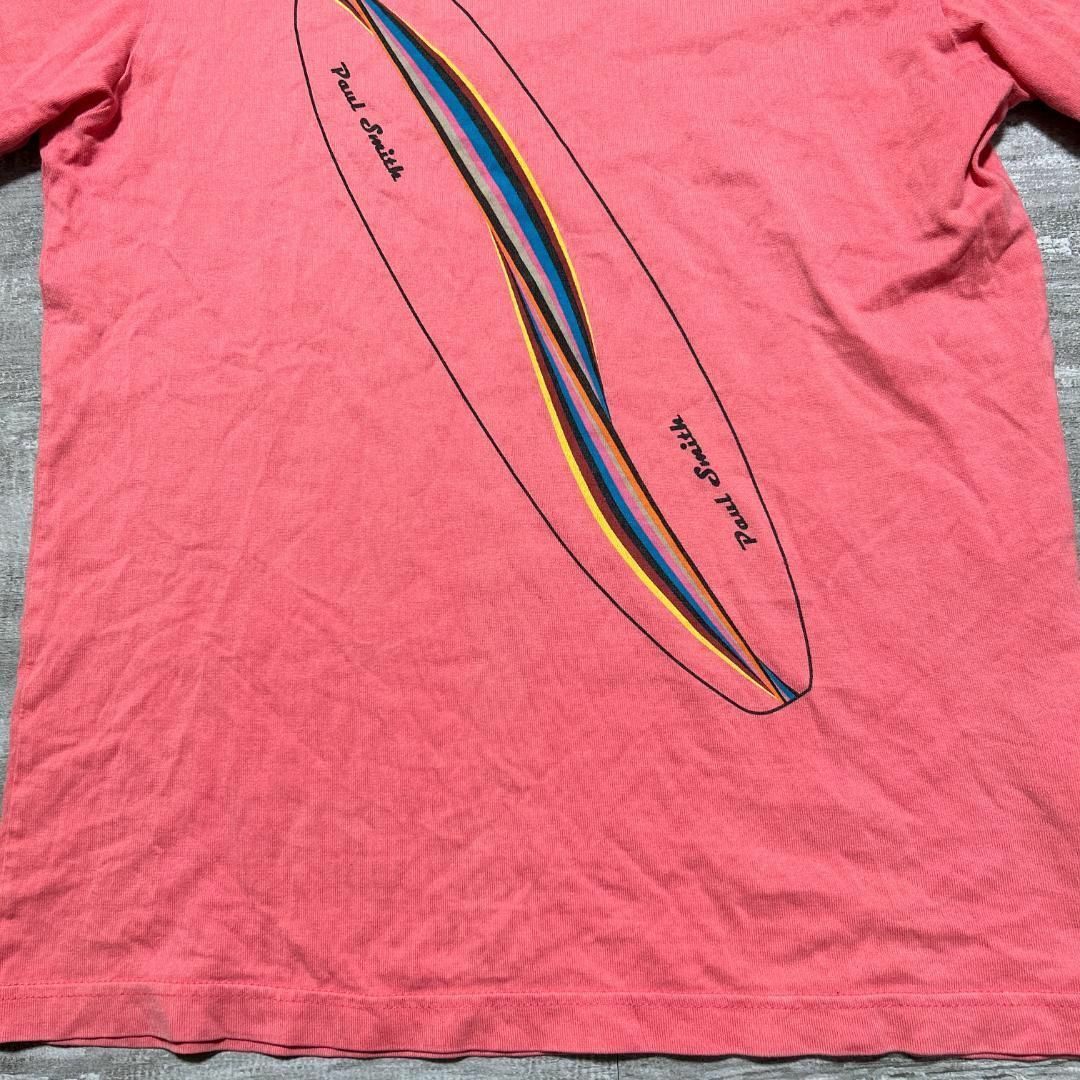 Paul Smith(ポールスミス)のPaul Smith ポールスミス Tシャツ ピンク サーフ ストライプ S メンズのトップス(Tシャツ/カットソー(半袖/袖なし))の商品写真