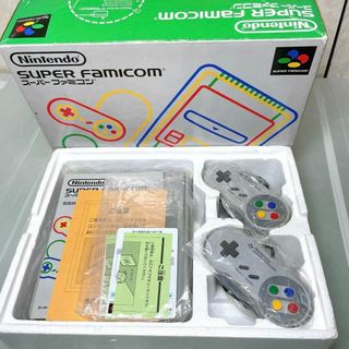 ニンテンドウ(任天堂)の希少！ほぼ未使用品　スーパーファミコン SHVC-001(家庭用ゲーム機本体)