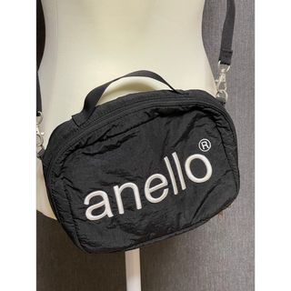 anello - アネロ　anelloポーチ　ショルダーバッグ　黒　ブラック