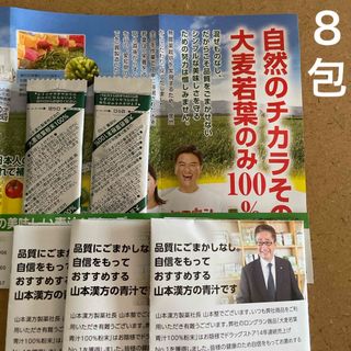 大麦若葉100% 青汁 山本漢方 3g× 8包 お試し サンプル 健康食品 野菜(青汁/ケール加工食品)