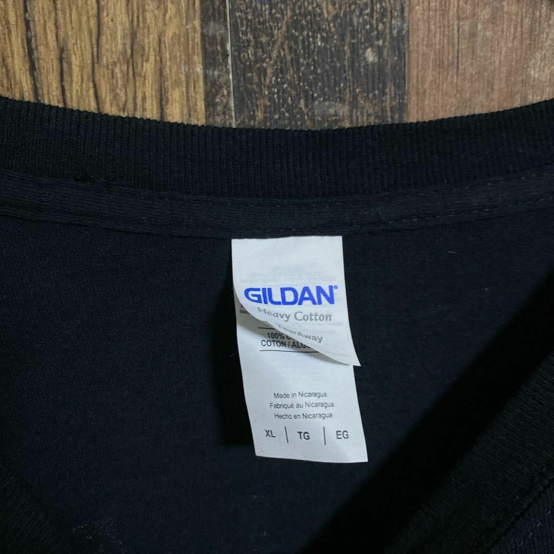 GILDAN(ギルタン)のGILDAN Tシャツ チーム ロゴ 背番号 ナンバー 半袖 XL USA古着 メンズのトップス(Tシャツ/カットソー(半袖/袖なし))の商品写真