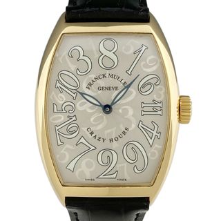 フランクミュラー(FRANCK MULLER)のフランクミュラー トノー カーベックス クレイジーアワーズ 7851CH 自動巻き 【中古】(腕時計(アナログ))