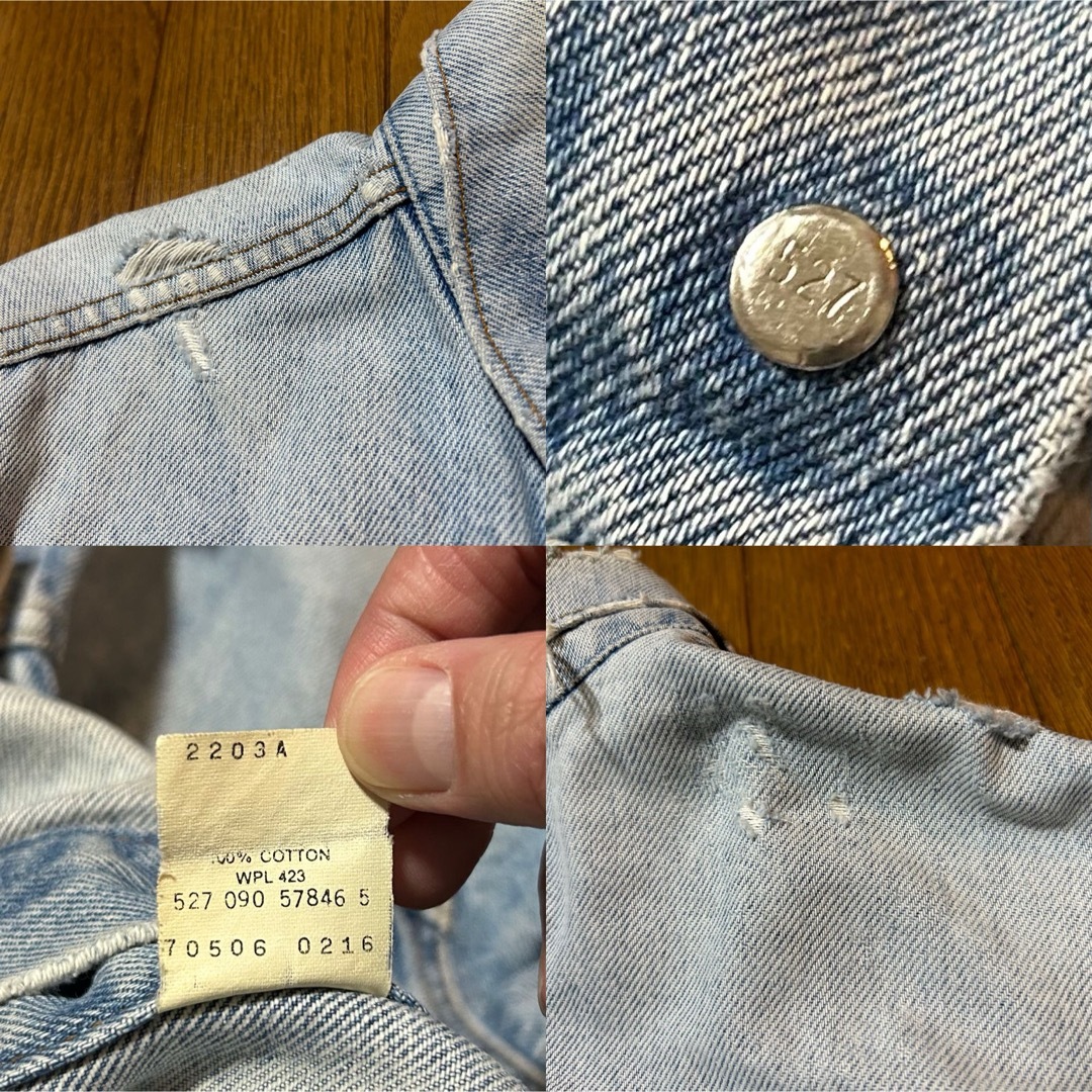 Levi's(リーバイス)の42-L〜XL相当！USA製リーバイス 古着ジージャン 70506-0217 メンズのジャケット/アウター(Gジャン/デニムジャケット)の商品写真