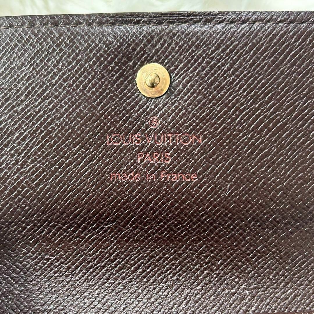 LOUIS VUITTON(ルイヴィトン)のルイヴィトン　ダミエ　ダブルホック 財布　ポルトモネ ビエ カルトクレディ レディースのファッション小物(財布)の商品写真