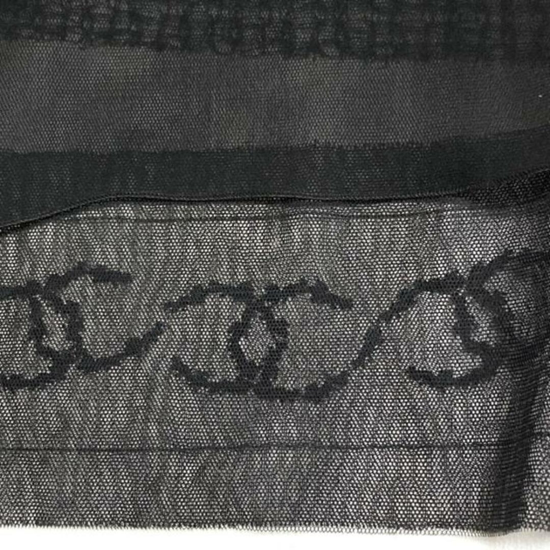 CHANEL(シャネル)のCHANEL(シャネル) ロングスカート サイズ40 M レディース - P40906 ダークグレー×黒 チュール/刺繍/ココマーク/2011年 レディースのスカート(ロングスカート)の商品写真