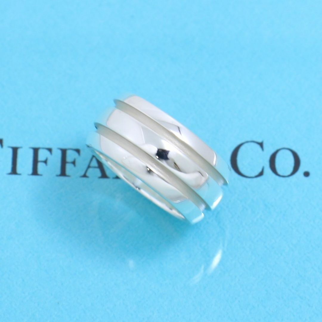 Tiffany & Co.(ティファニー)のティファニー　TIFFANY　8号　グルーブド　ダブル　リング　希少　美品 レディースのアクセサリー(リング(指輪))の商品写真