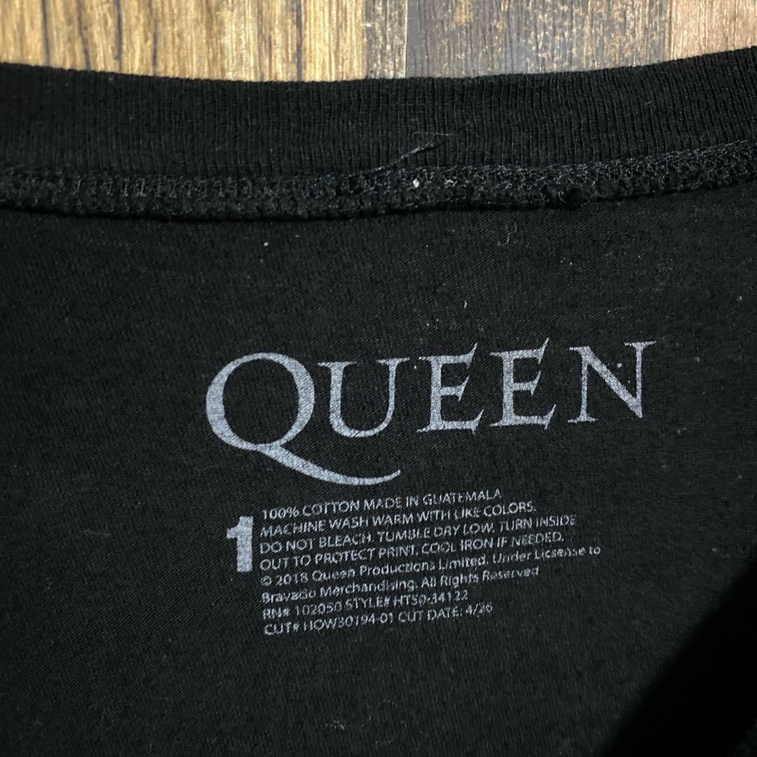 Queen Tシャツ プリント ブラック アニマル 半袖 メンズ USA古着 メンズのトップス(Tシャツ/カットソー(半袖/袖なし))の商品写真