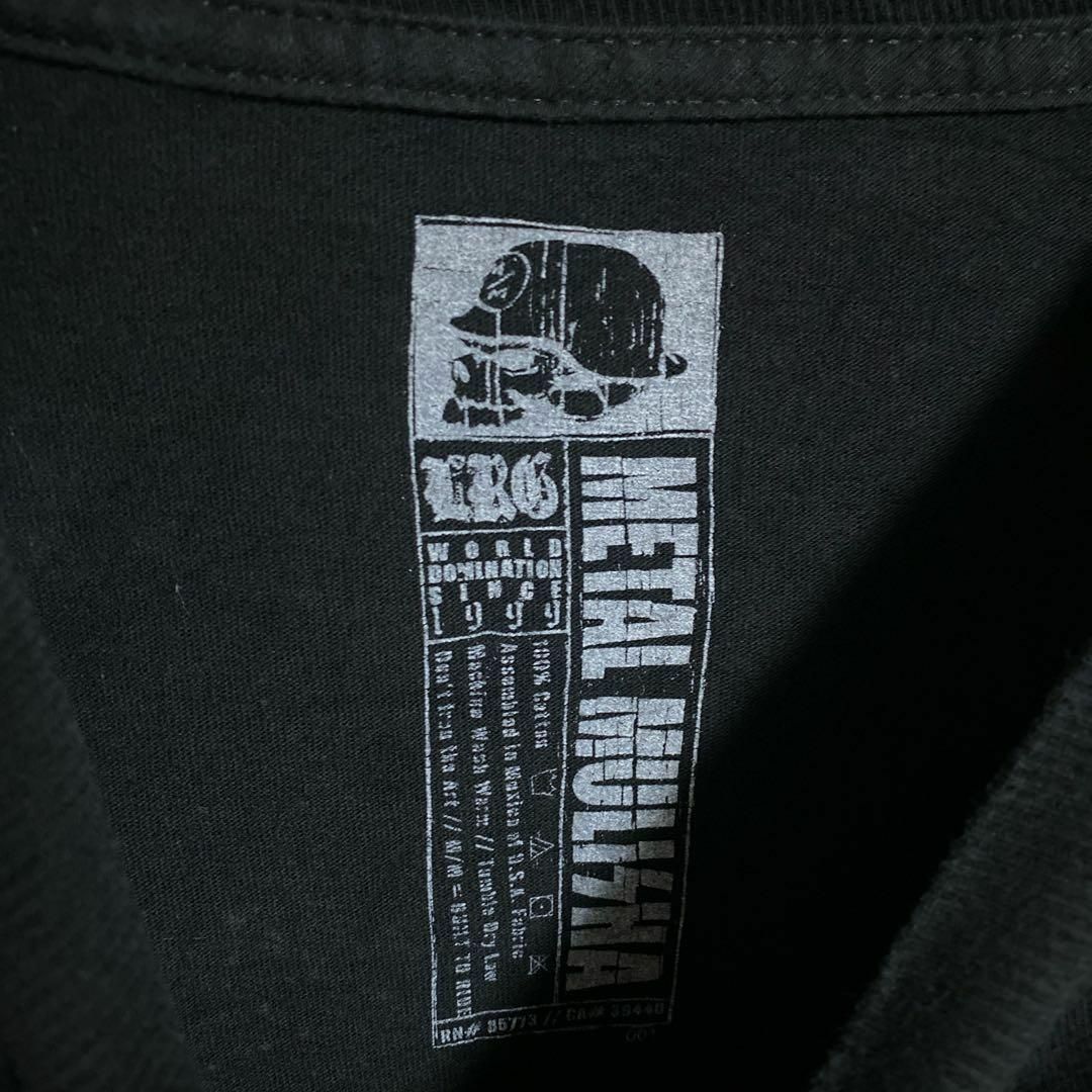 METAL MALISHA Tシャツ 半袖 M USA スカル ガイコツ 古着 メンズのトップス(Tシャツ/カットソー(半袖/袖なし))の商品写真