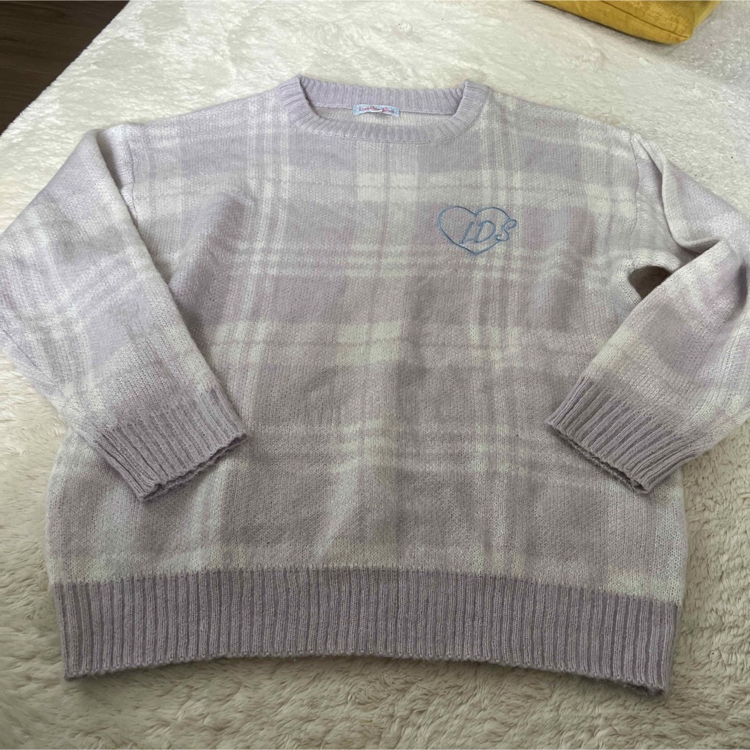 LDS(エルディーエス)のLDS ニット　165cm キッズ/ベビー/マタニティのキッズ服女の子用(90cm~)(ニット)の商品写真