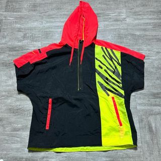 ナイキ(NIKE)の美品 NIKE ナイキ tech 半袖ジャケット プルオーバージャケット XL(ナイロンジャケット)