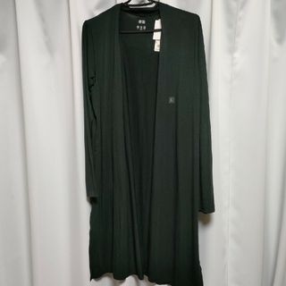 UNIQLO - 新品　ユニクロ　エアリズムUVカットロングカーディガン　L 黒