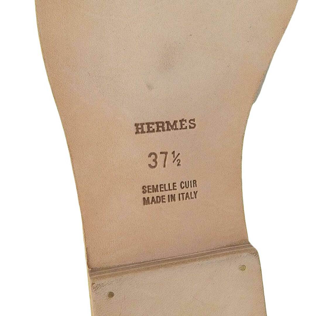 Hermes(エルメス)のエルメス オラン フラット サンダル レディース ベージュ ゴールド HERMES [美品] 【中古】 【アパレル・小物】 レディースの靴/シューズ(サンダル)の商品写真