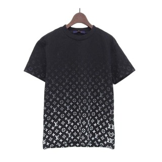 ルイヴィトン グラディエント コットン Tシャツ RM232Q メンズ ブラック ホワイト LOUIS VUITTON 【中古】 【アパレル・小物】