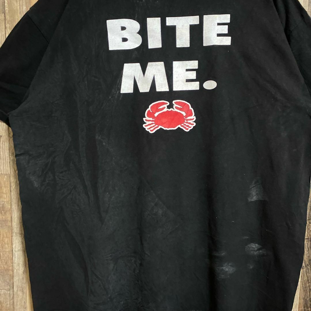 JOE'S STUFF Tシャツ ブラック XL メンズ 半袖 黒 USA古着 メンズのトップス(Tシャツ/カットソー(半袖/袖なし))の商品写真