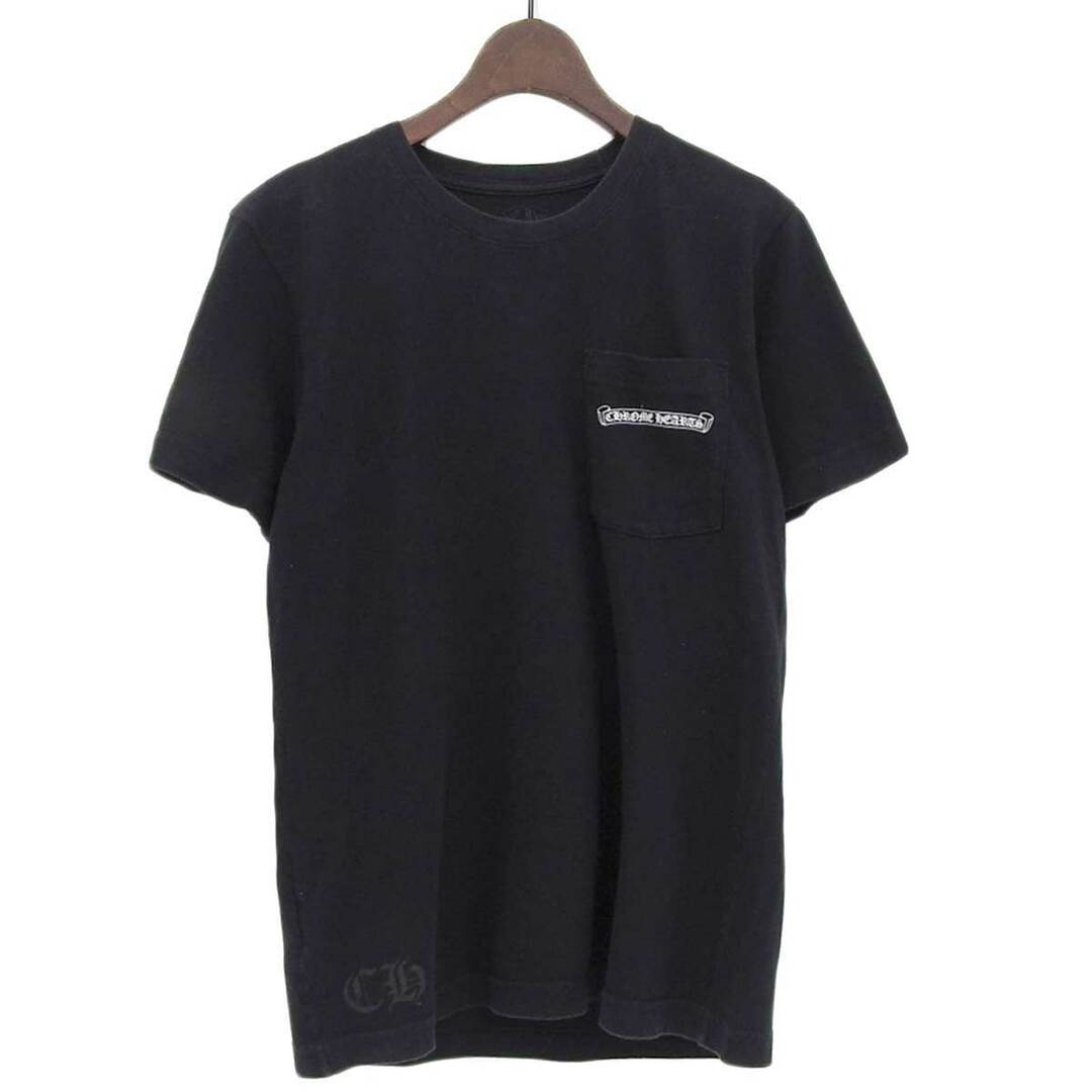 Chrome Hearts(クロムハーツ)のクロムハーツ セメタリークロス マルチカラー プリント Tシャツ メンズ ブラック マルチカラー CHROME HEARTS 【中古】 【アパレル・小物】 メンズのトップス(Tシャツ/カットソー(半袖/袖なし))の商品写真