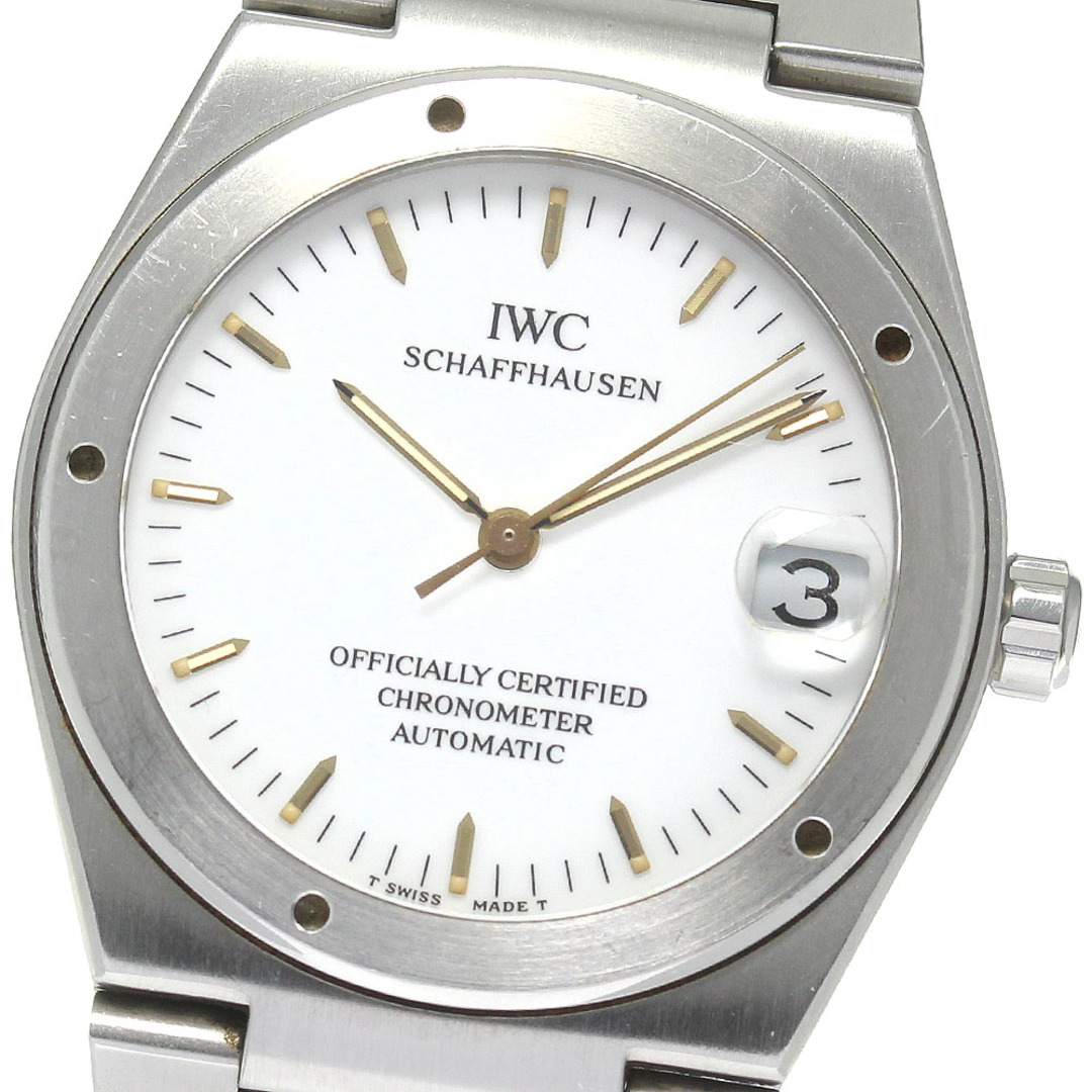 IWC(インターナショナルウォッチカンパニー)のIWC IWC SCHAFFHAUSEN IW352101 インヂュニア デイト 自動巻き ボーイズ _812325 メンズの時計(腕時計(アナログ))の商品写真