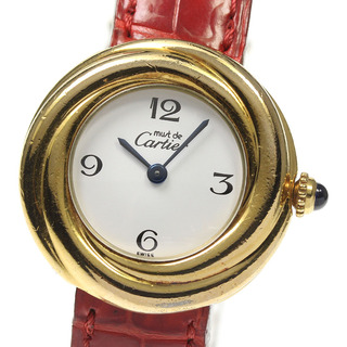 カルティエ(Cartier)のカルティエ CARTIER W1010844 マスト トリニティ SV925 ヴェルメイユ クォーツ レディース 保証書付き_812680(腕時計)
