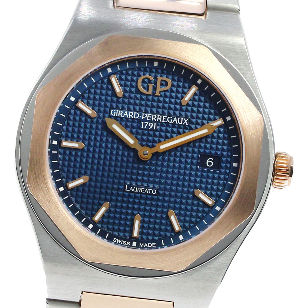 GIRARD-PERREGAUX(ジラールペルゴ)のジラール・ペルゴ GIRARD-PERREGAUX 80189-56-432-56A ロレアート PGコンビ デイト クォーツ ボーイズ 美品 保証書付き_813466 メンズの時計(腕時計(アナログ))の商品写真