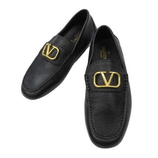 ヴァレンティノ(VALENTINO)のヴァレンティノ ガラヴァーニ ローファー メンズ ブラック VALENTINO 【中古】 【アパレル・小物】(その他)