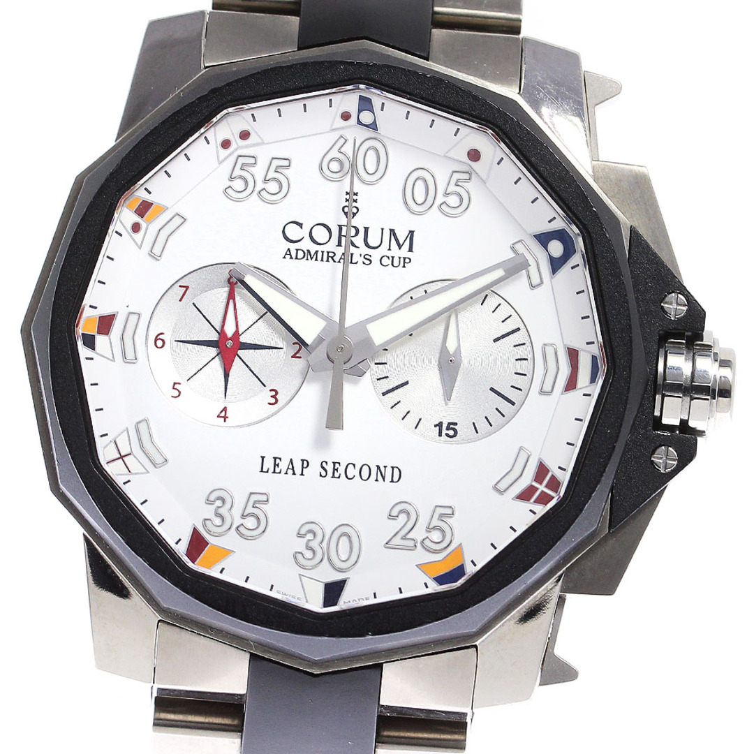 CORUM(コルム)のコルム CORUM 01.0034 アドミラルズカップ クロノグラフ 自動巻き メンズ _809329 メンズの時計(腕時計(アナログ))の商品写真