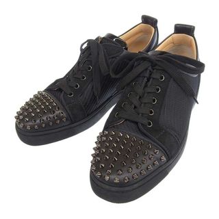 Christian Louboutin - クリスチャンルブタン ルイス ジュニア スパイク スニーカー メンズ ブラック Christian Louboutin 【中古】 【アパレル・小物】