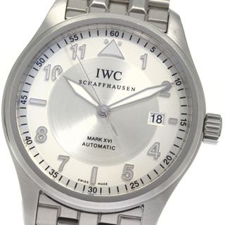 インターナショナルウォッチカンパニー(IWC)のIWC IWC SCHAFFHAUSEN IW325505 パイロットウォッチ スピットファイヤー マークXVI デイト 自動巻き メンズ _812295(腕時計(アナログ))