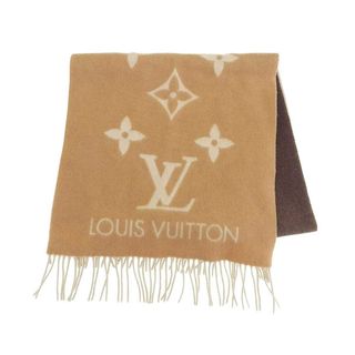 ルイヴィトン(LOUIS VUITTON)のルイヴィトン マフラー レイキャビック グラディエント M73675 ユニセックス ベージュ ブラウングラデーション LOUIS VUITTON 【中古】 【アパレル・小物】(マフラー/ストール)