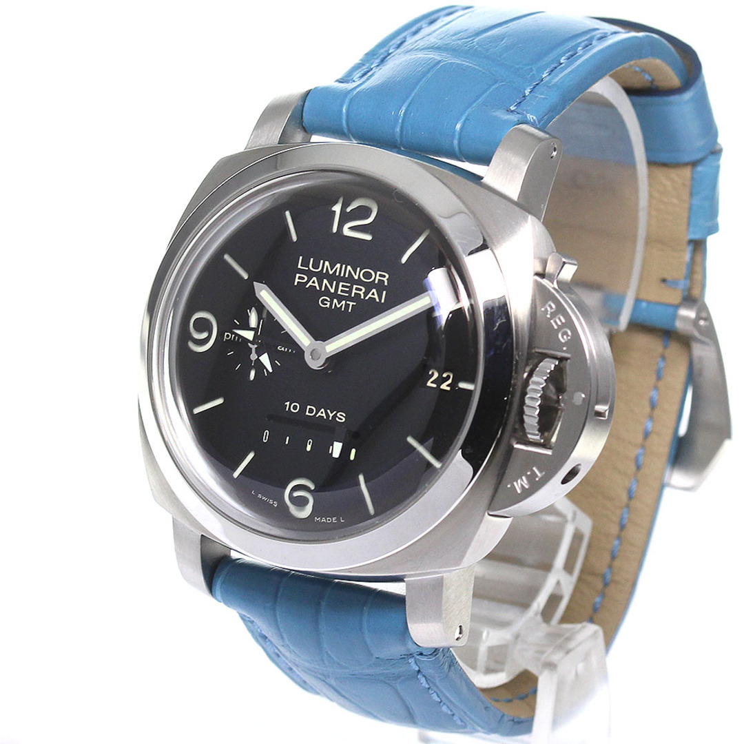 PANERAI(パネライ)のパネライ PANERAI PAM00270 ルミノール 1950 10デイズ GMT 自動巻き メンズ 美品 箱・保証書付き_812068 メンズの時計(腕時計(アナログ))の商品写真